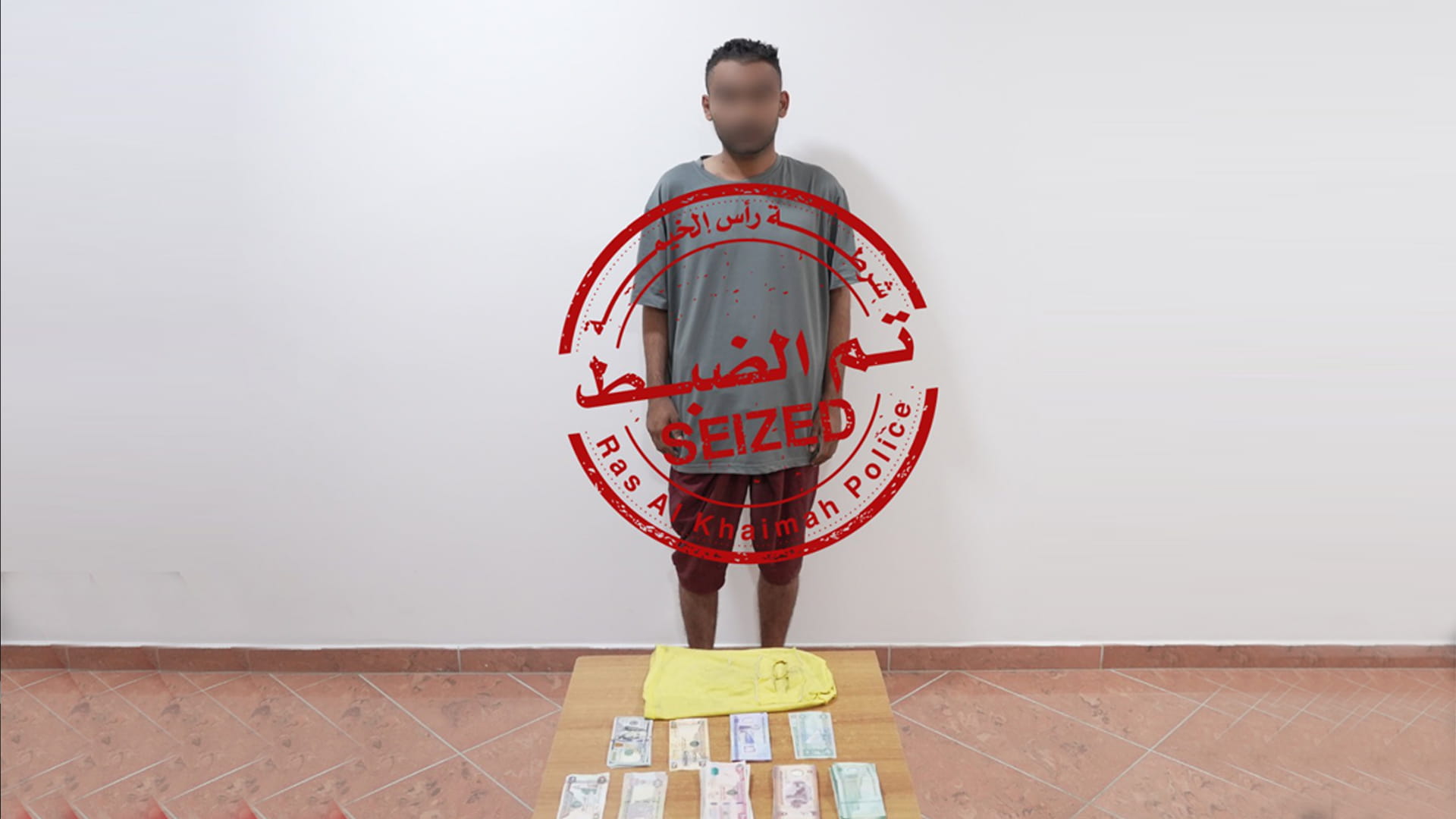 RAK Police arrest masked vehicle thief and video distributor 