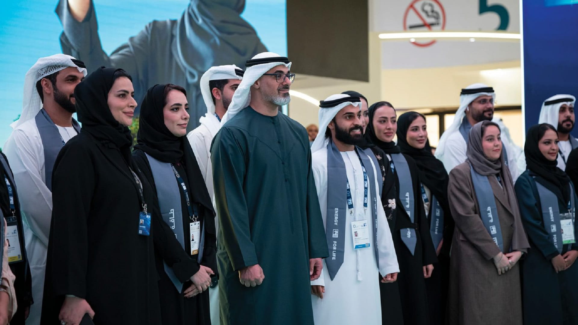 Khaled bin Mohamed bin Zayed tours pavilions at ADIPEC 2024 