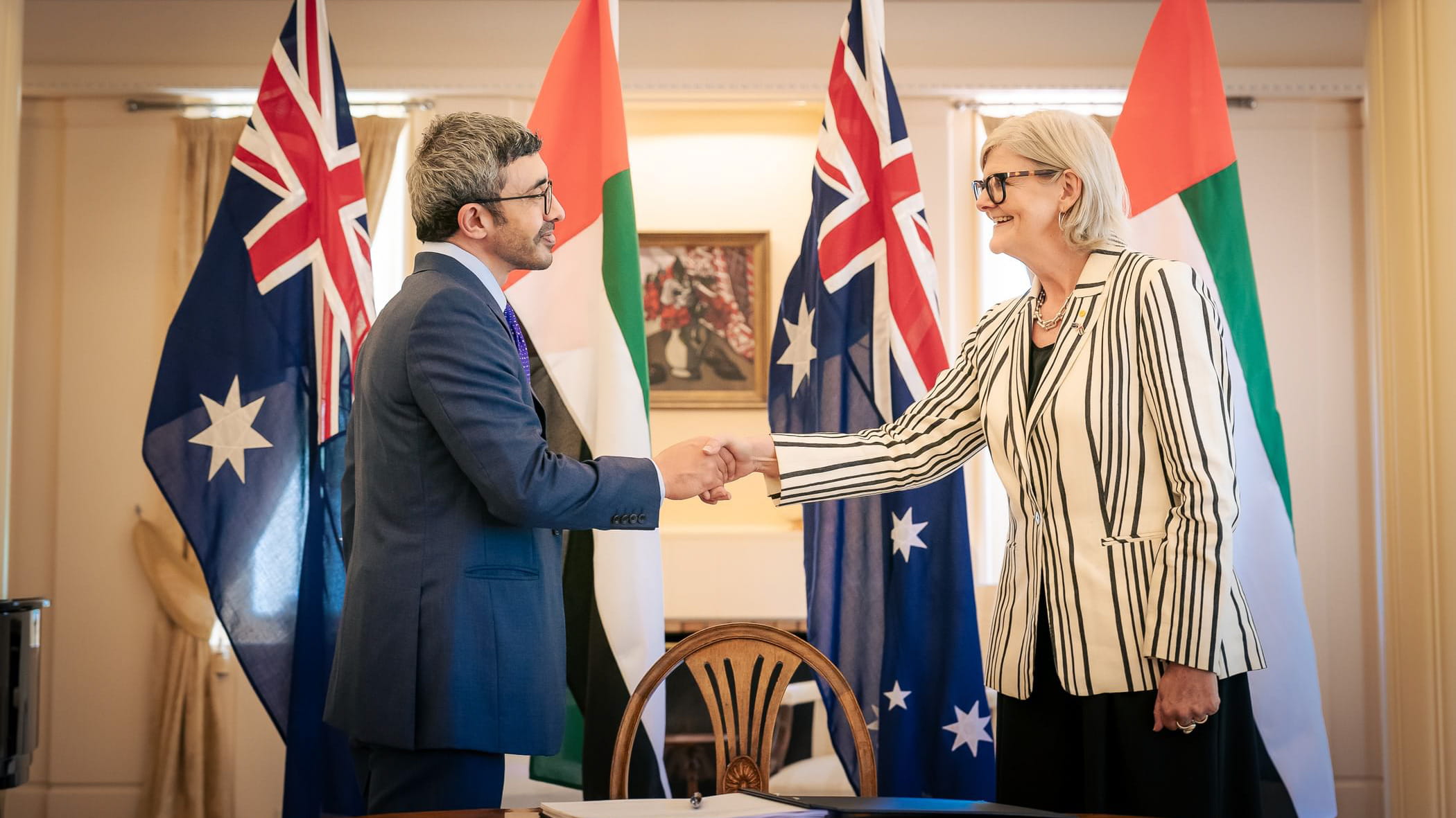 UAE, Australia discuss strengthening bilateral relations 