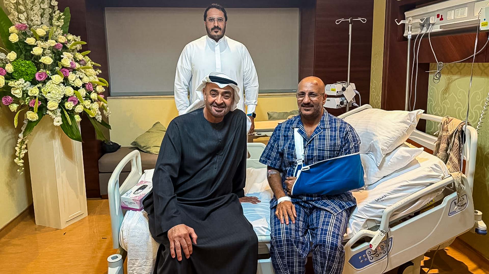 UAE President checks on Tariq Saleh’s health in hospital 