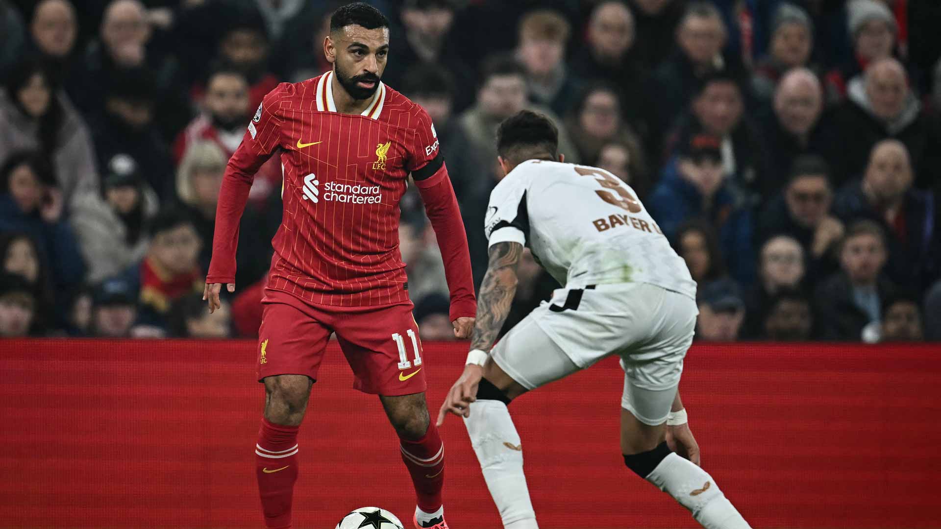 ليفربول يمزق شباك باير ليفركوزن في دوري أبطال أوروبا لكرة القدم 
