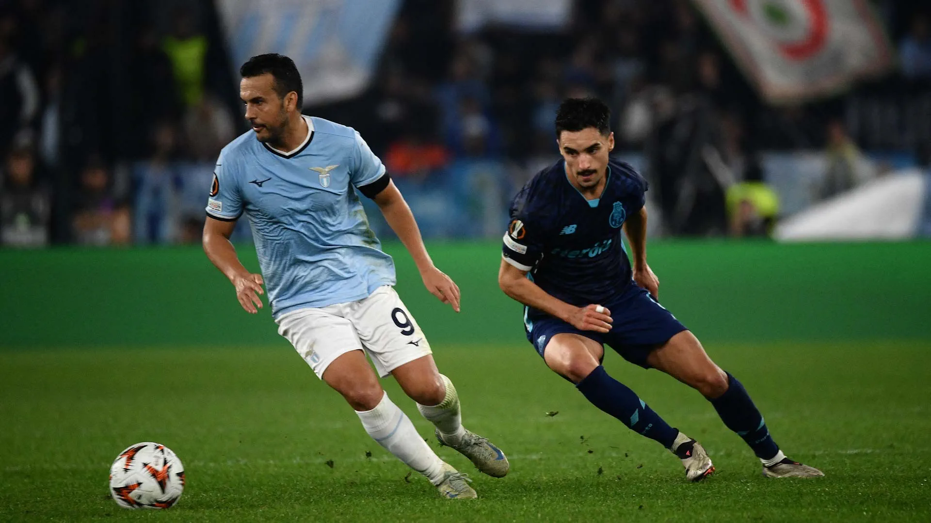 Image for the title: Lazio maintains perfect record in Europa League