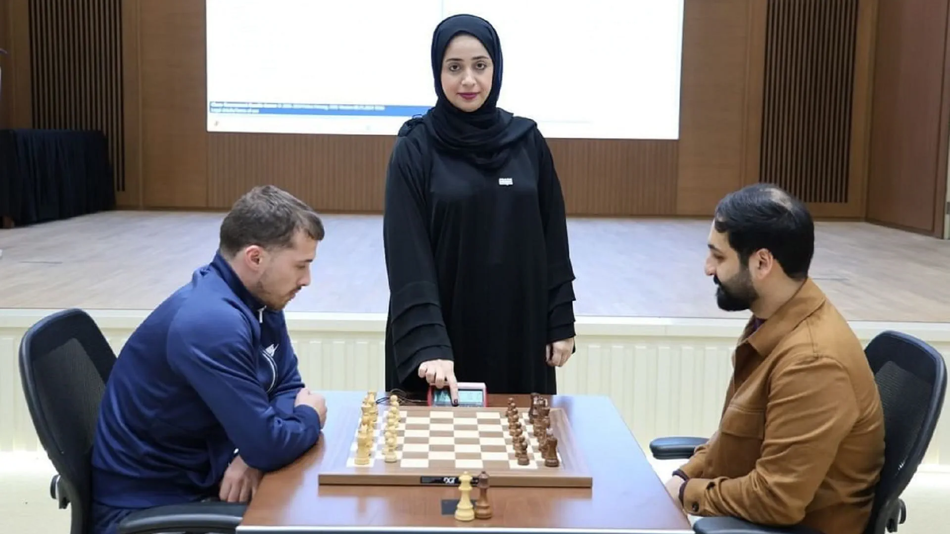 Image for the title: Salem Abdulrahman claims first place in rapid chess championship 