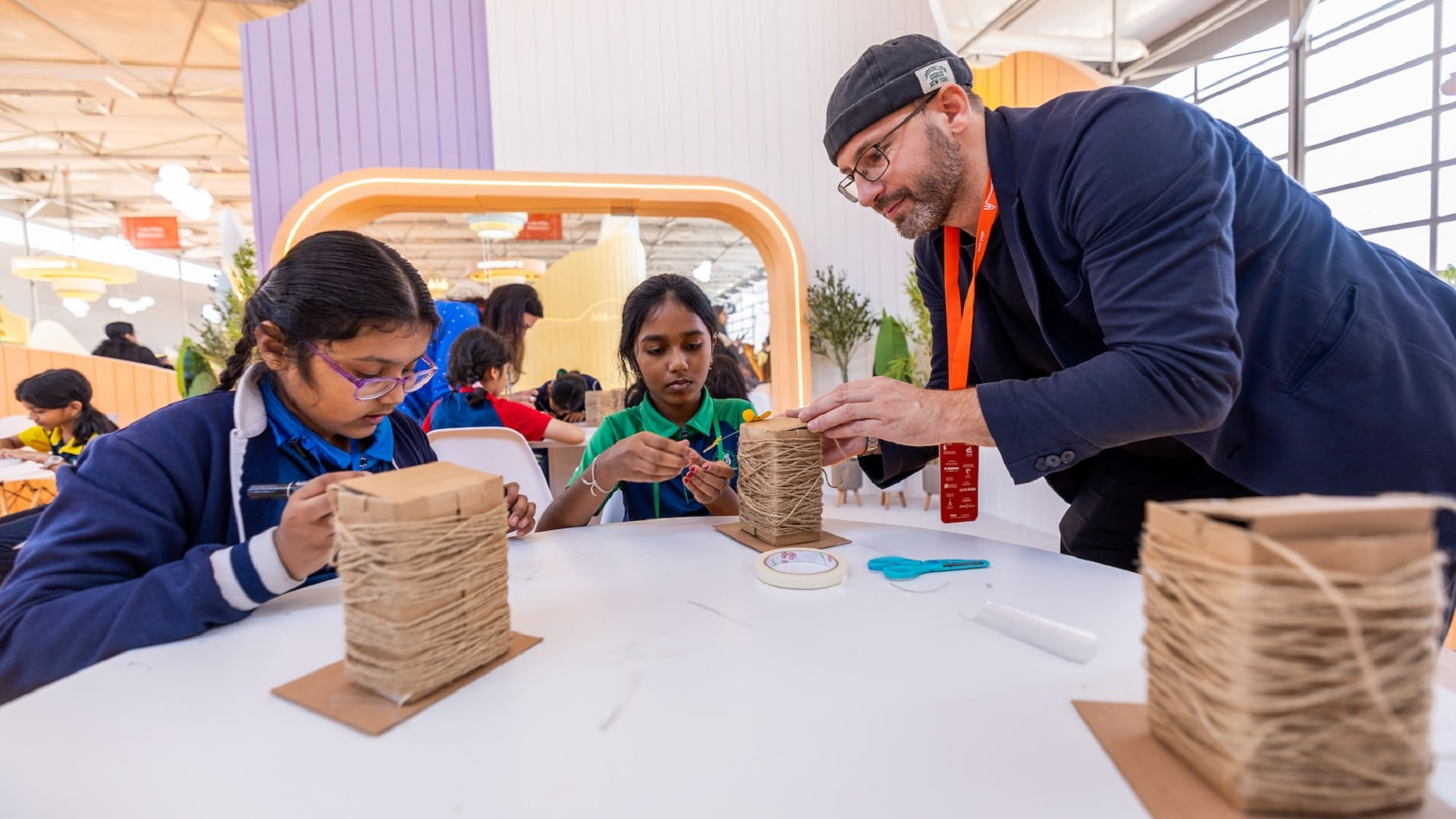Children make a beeline for creative workshops at SIBF 2024