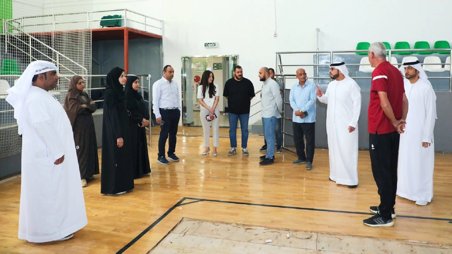 Image for the title: SSC and SDPW delegation visits Dibba Al Hisn Club  