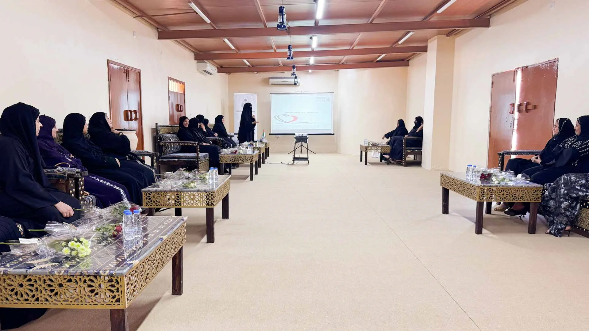 Image for the title: “Our Emirati Values”:  at the Parents' Council in Dibba Al-Hisn 