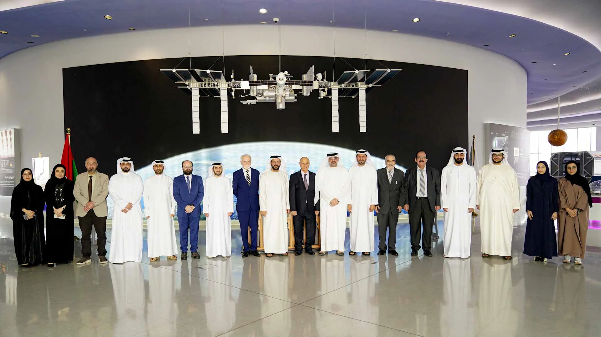 Image for the title: University of Sharjah signs MoU with UAE Space Agency 