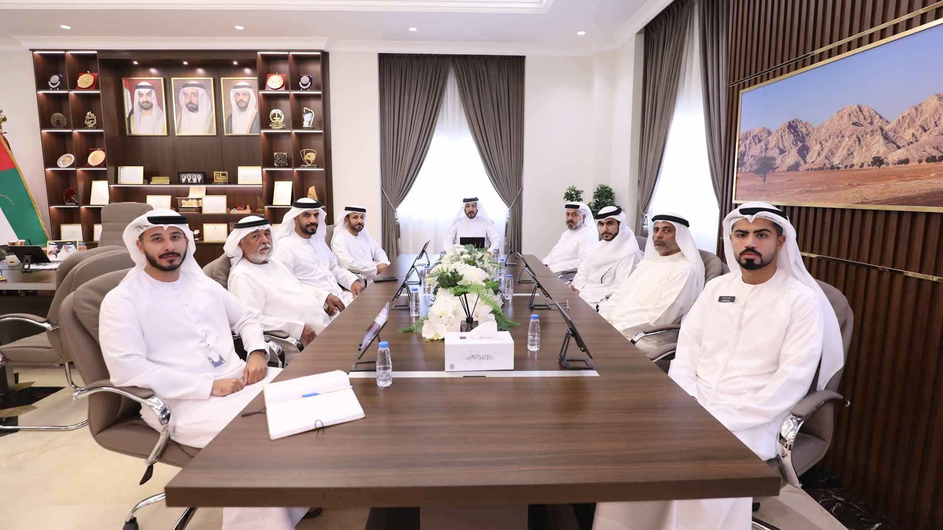 Image for the title: Al Khalidiya Council discusses infrastructure with SRTA 