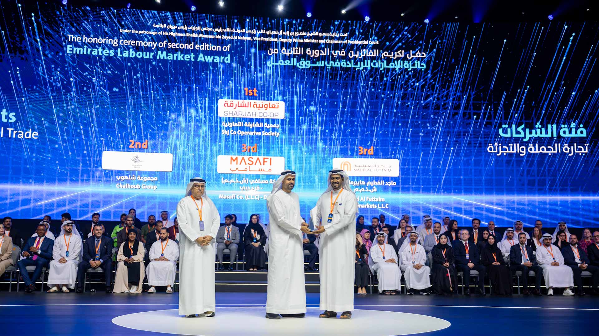 Image for the title: SCS wins Emirates Labour Market Award 