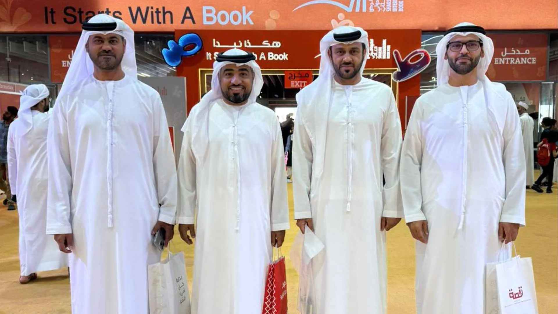 Image for the title: Al Suyoh District Council members visits SIBF 