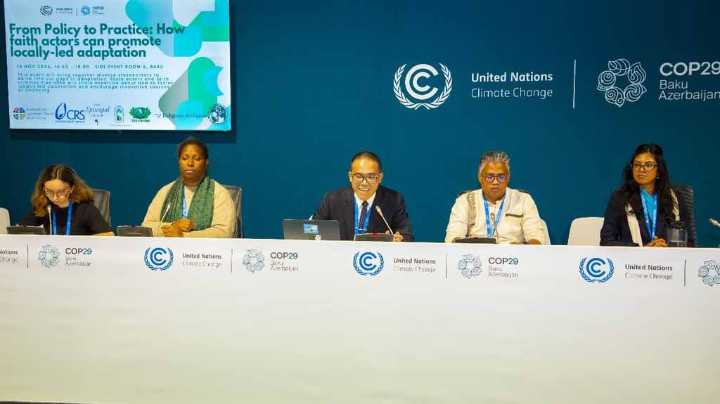 Muslim Council of Elders joins COP29 panel on climate adaptation 