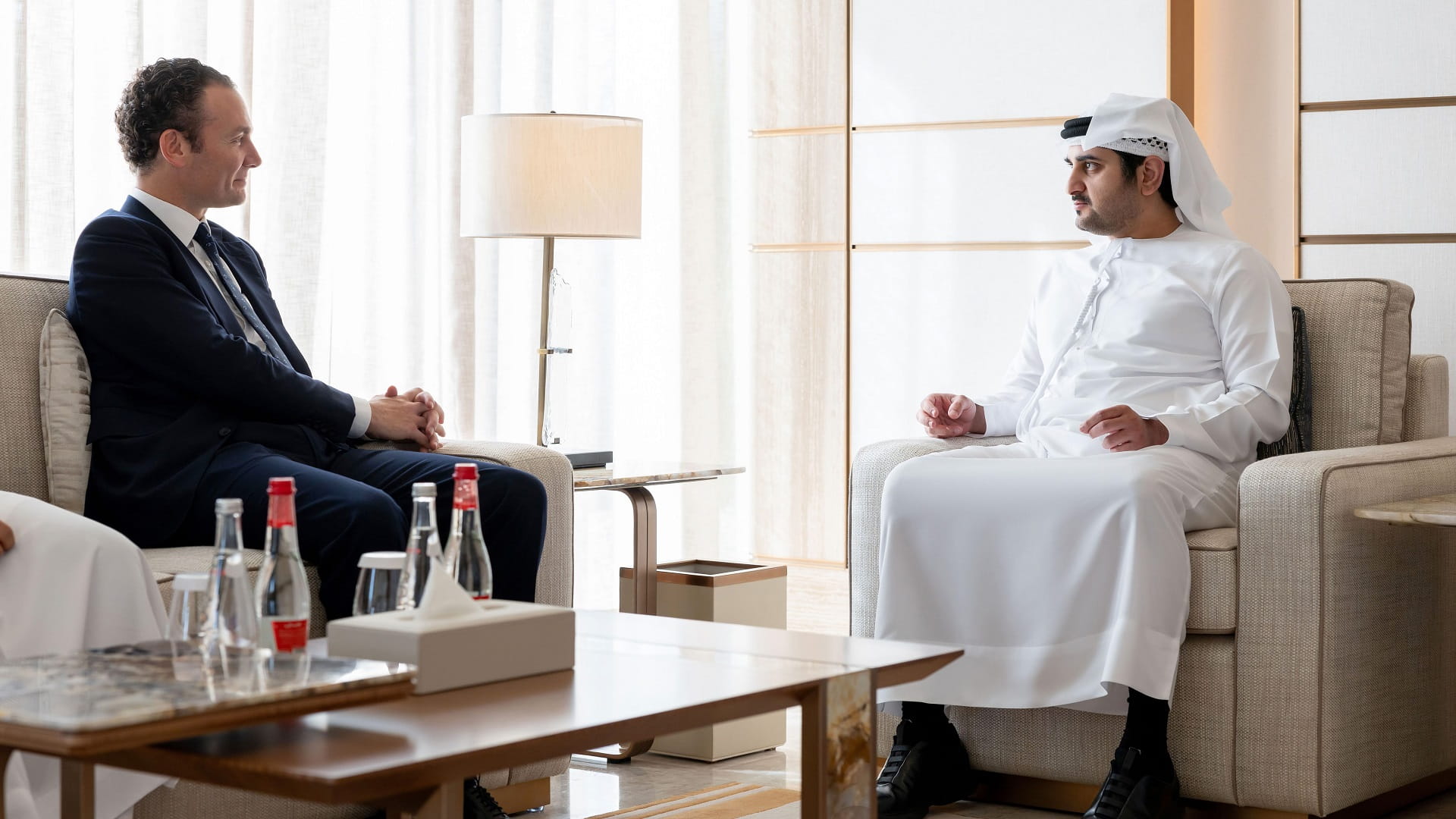 Maktoum bin Mohammed meets Rothschild & Co Executive Chairman 