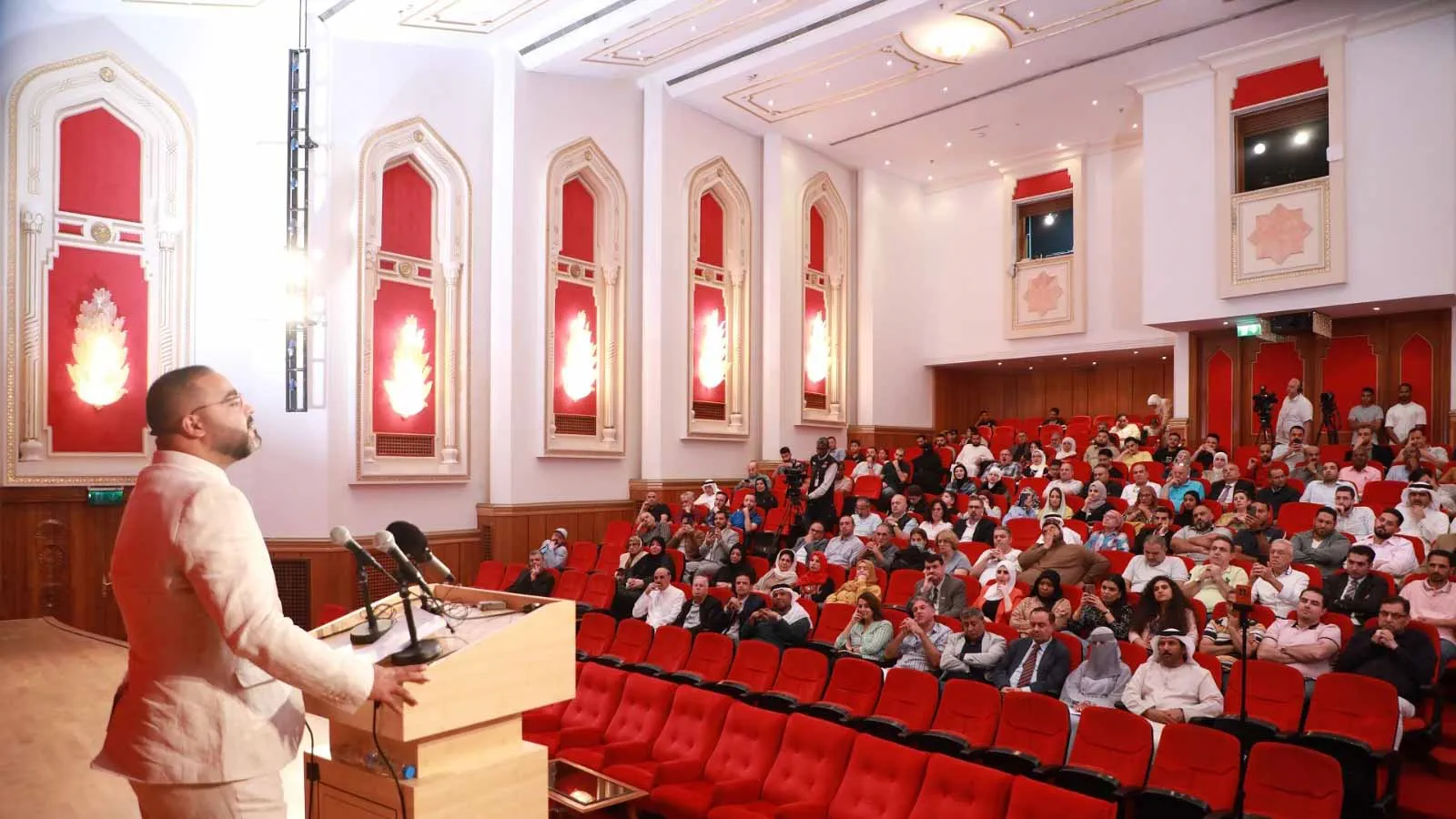 Image for the title: Tuesday forum celebrates poetry at Sharjah's House of Poetry