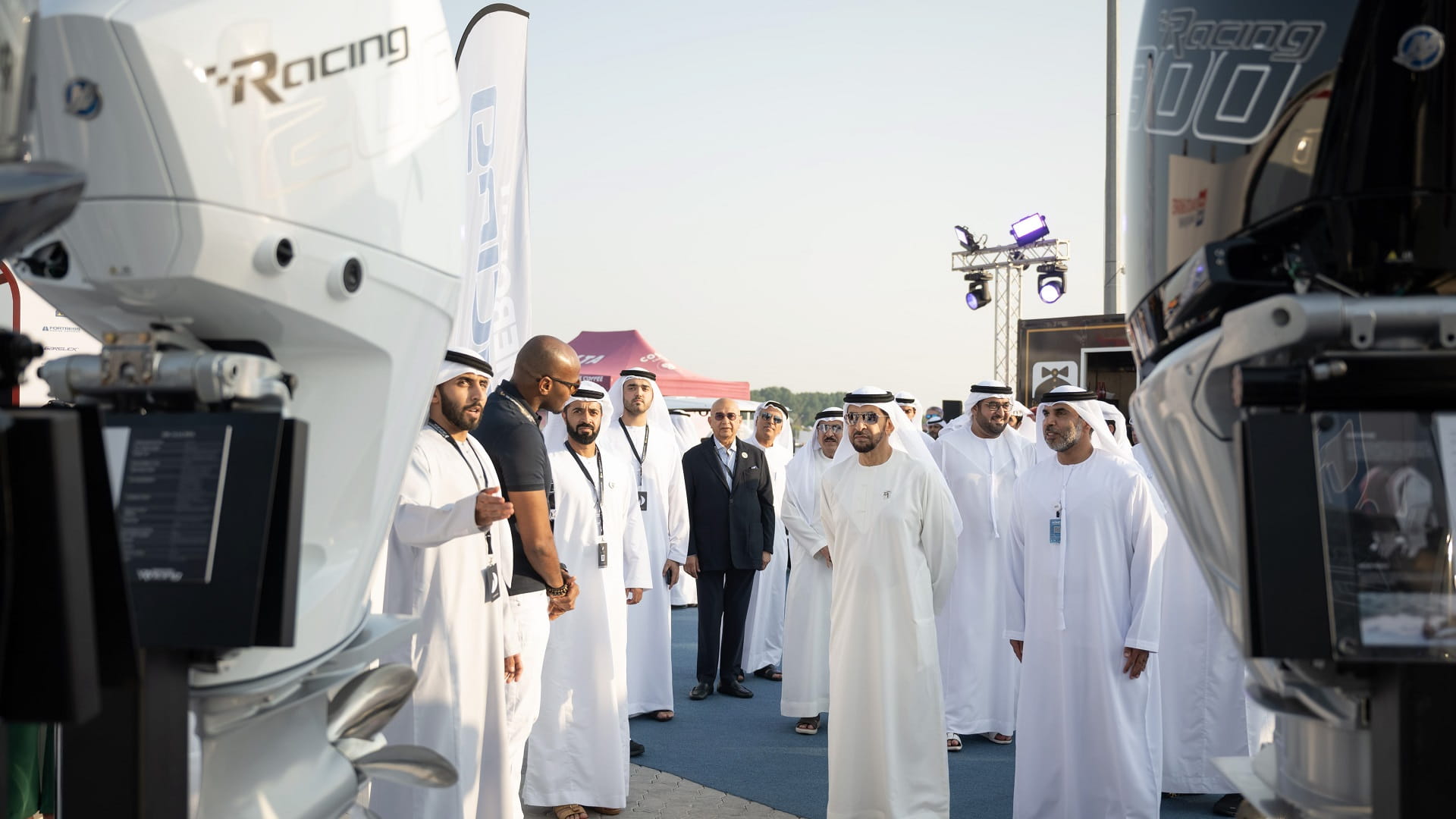 Hamdan bin Zayed visits 6th Abu Dhabi International Boat Show 