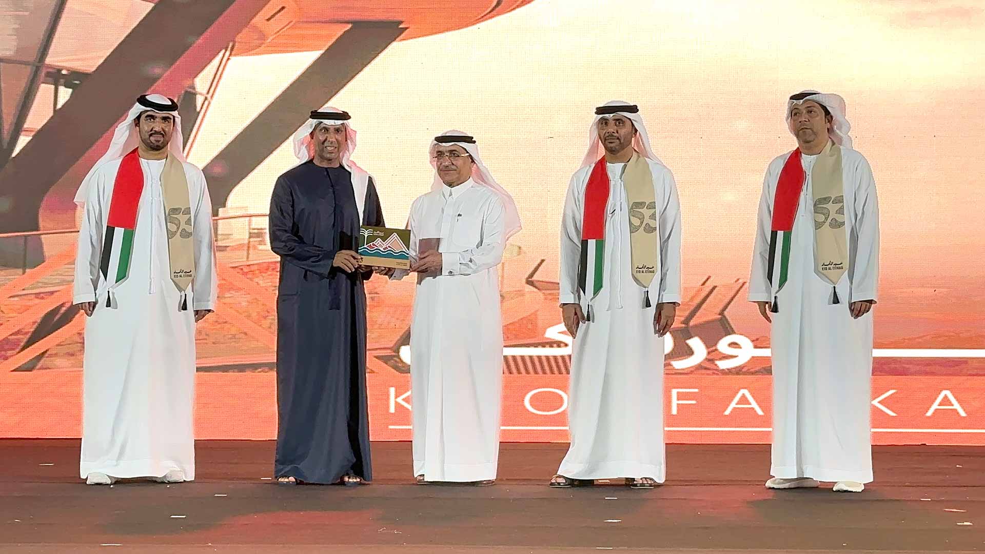 Saeed bin Saqr witnesses Khorfakkan's 53rd Eid Al Etihad cels. 
