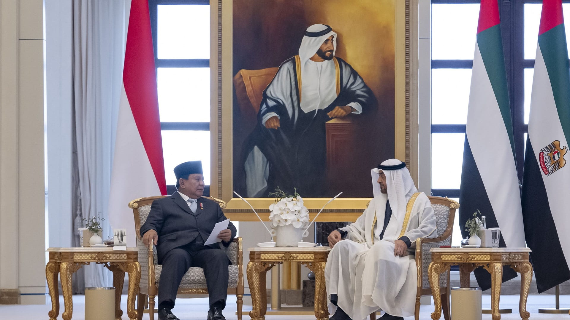 UAE, Indonesian Presidents discuss expanding bilateral ties 