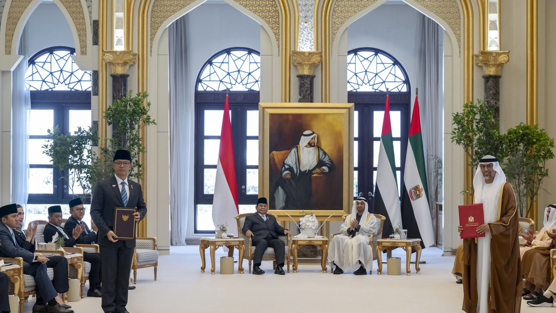 UAE, Indonesian announce bilateral agreements, MoUs 