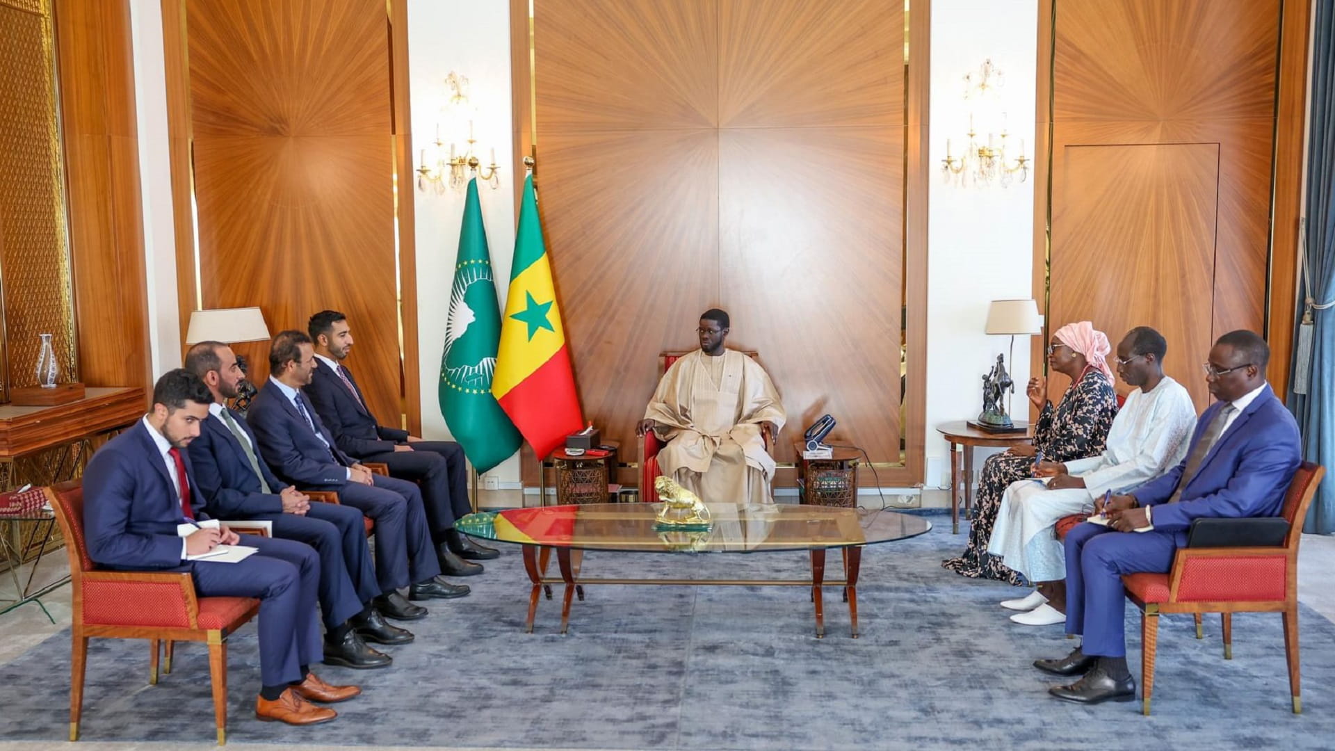 Shakhboot bin Nahyan, President of Senegal discuss bilateral ties 