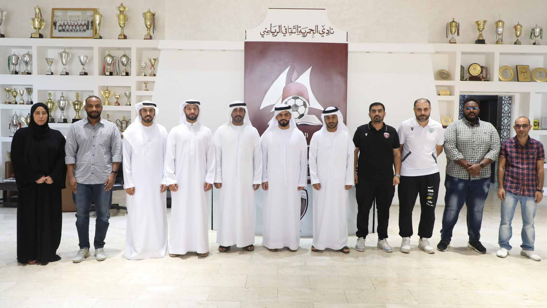 AHSCC hosts a delegation from Khorfakkan Sports and Cultural Club 