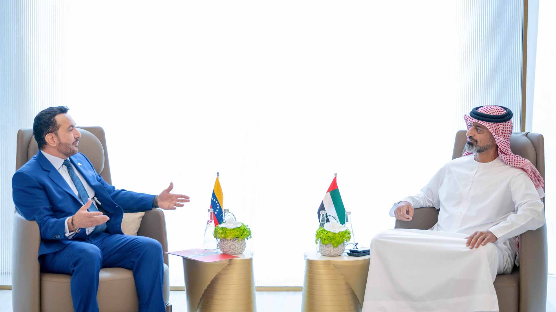 Ajman Crown Prince Meets with Venezuelan Ambassador