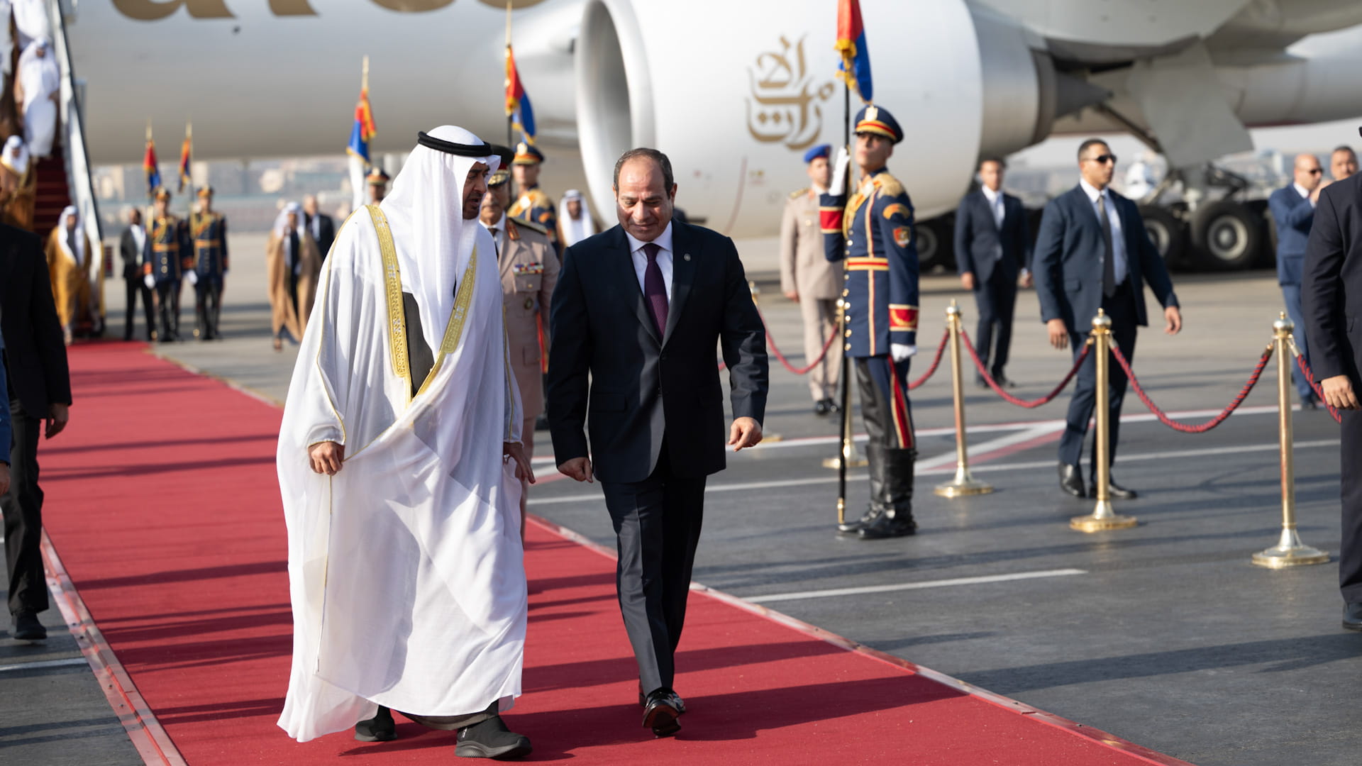 UAE President begins working visit to Egypt
