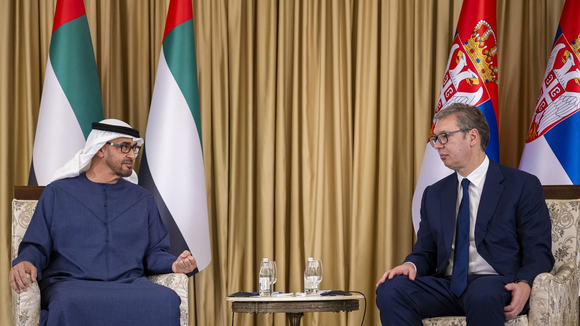 UAE, Serbian Presidents discuss strengthening strategic p'ship  