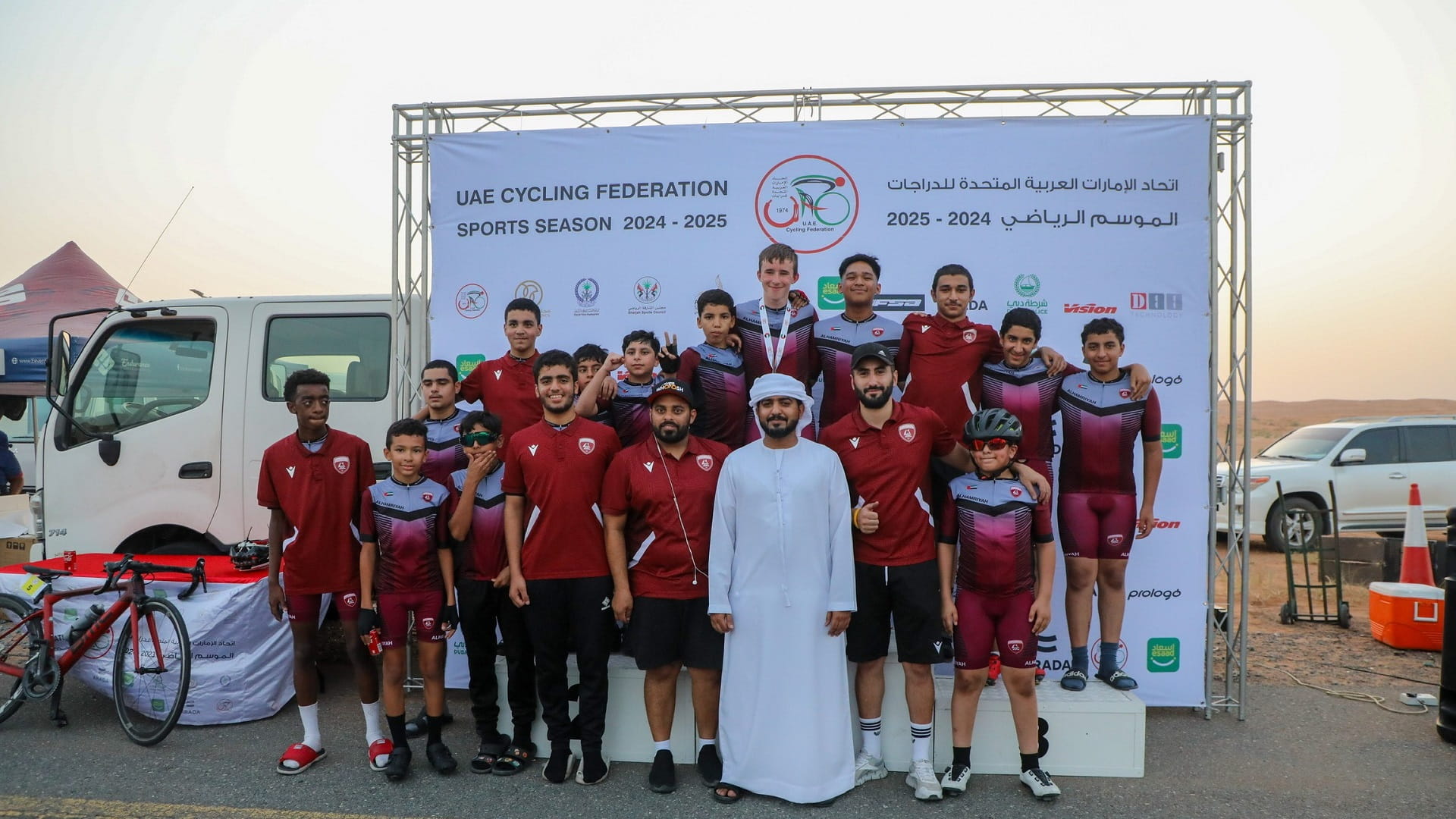 4 medals for Al Hamriyah cycling team in local league race 