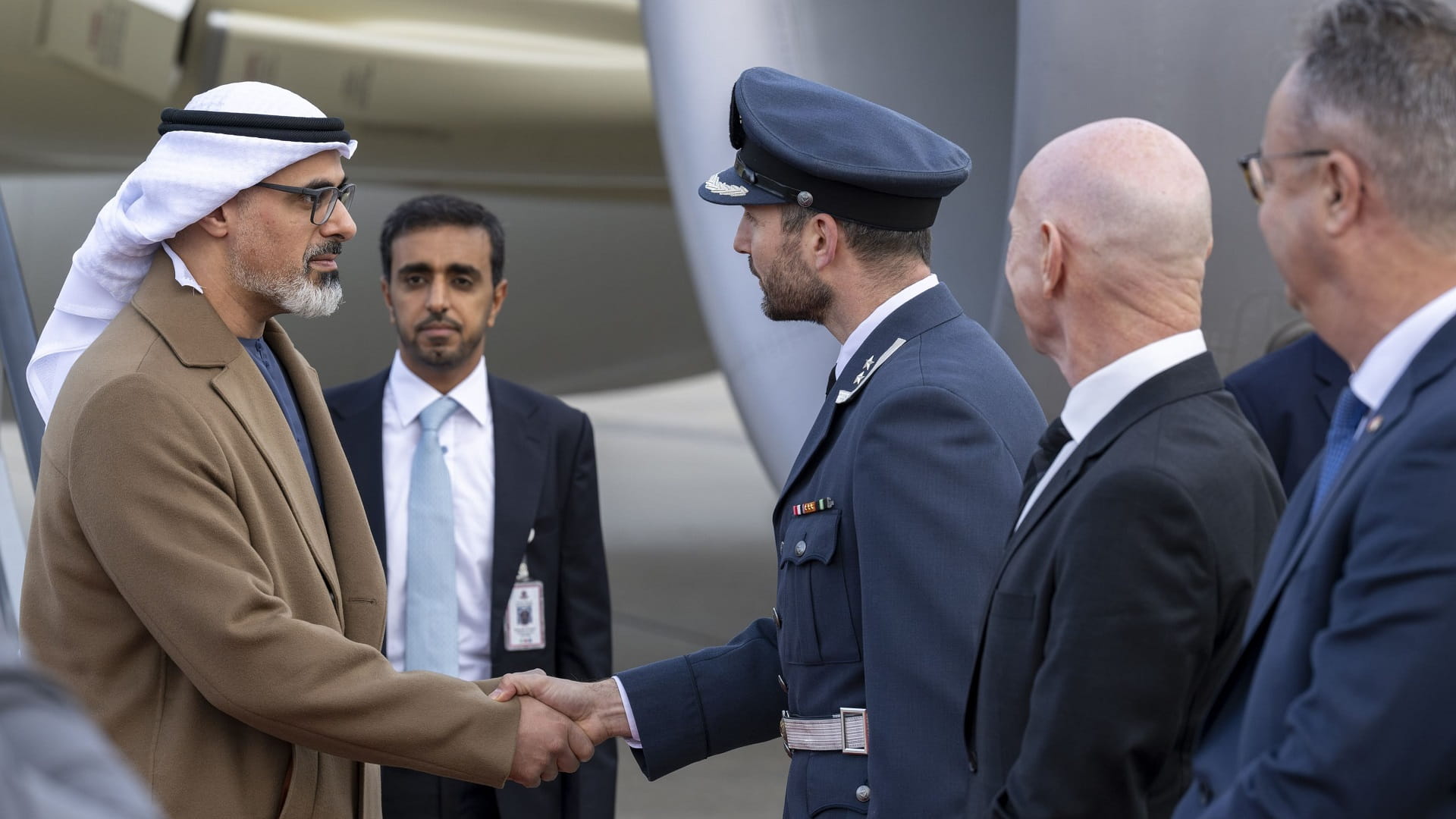 Crown Prince of Abu Dhabi arrives in Norway on official visit 