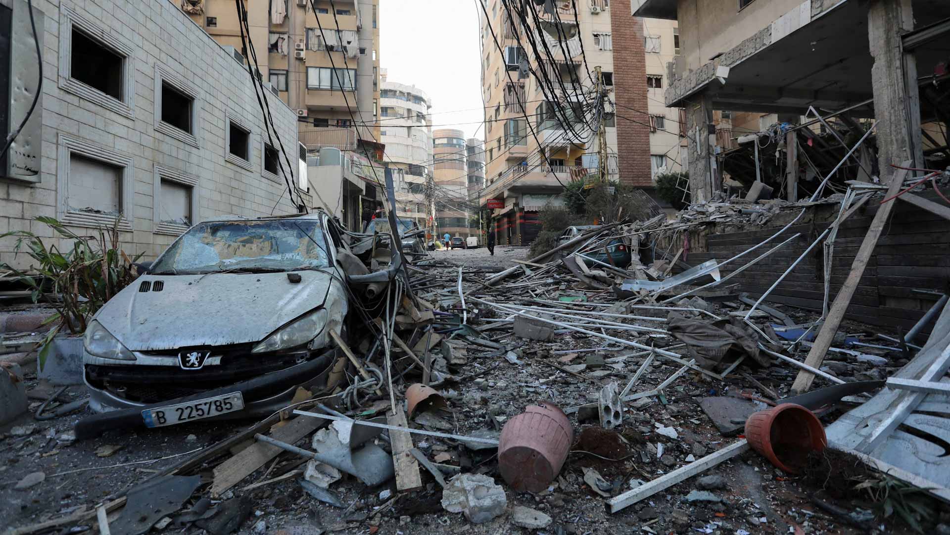 Image for the title: Israel bombs Lebanon, Gaza ahead of Oct. 7 attacks anniversary 