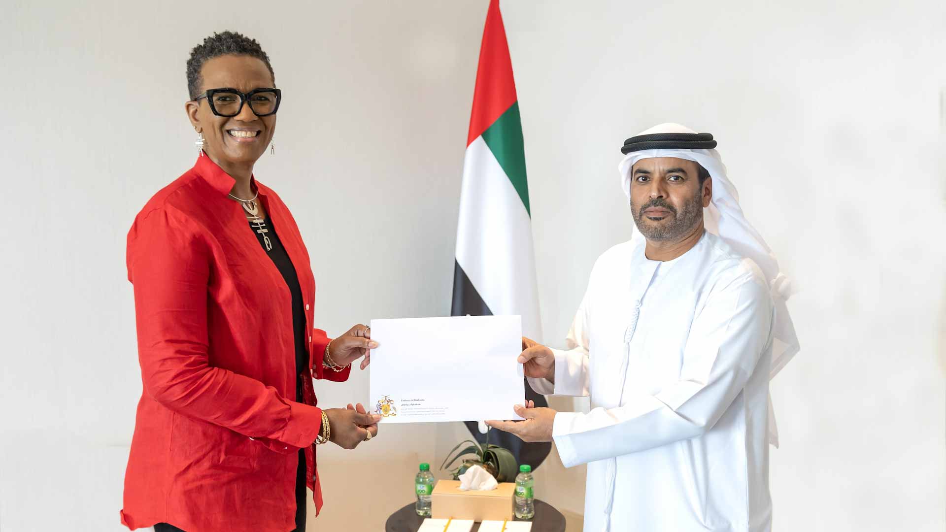 MoFA receives credentials copy from new Ambassador of Barbados 