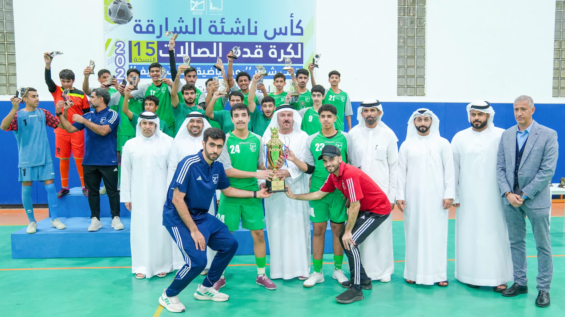 Image for the title: Khorfakkan crowned champions of Sharjah Youth Futsal Cup 