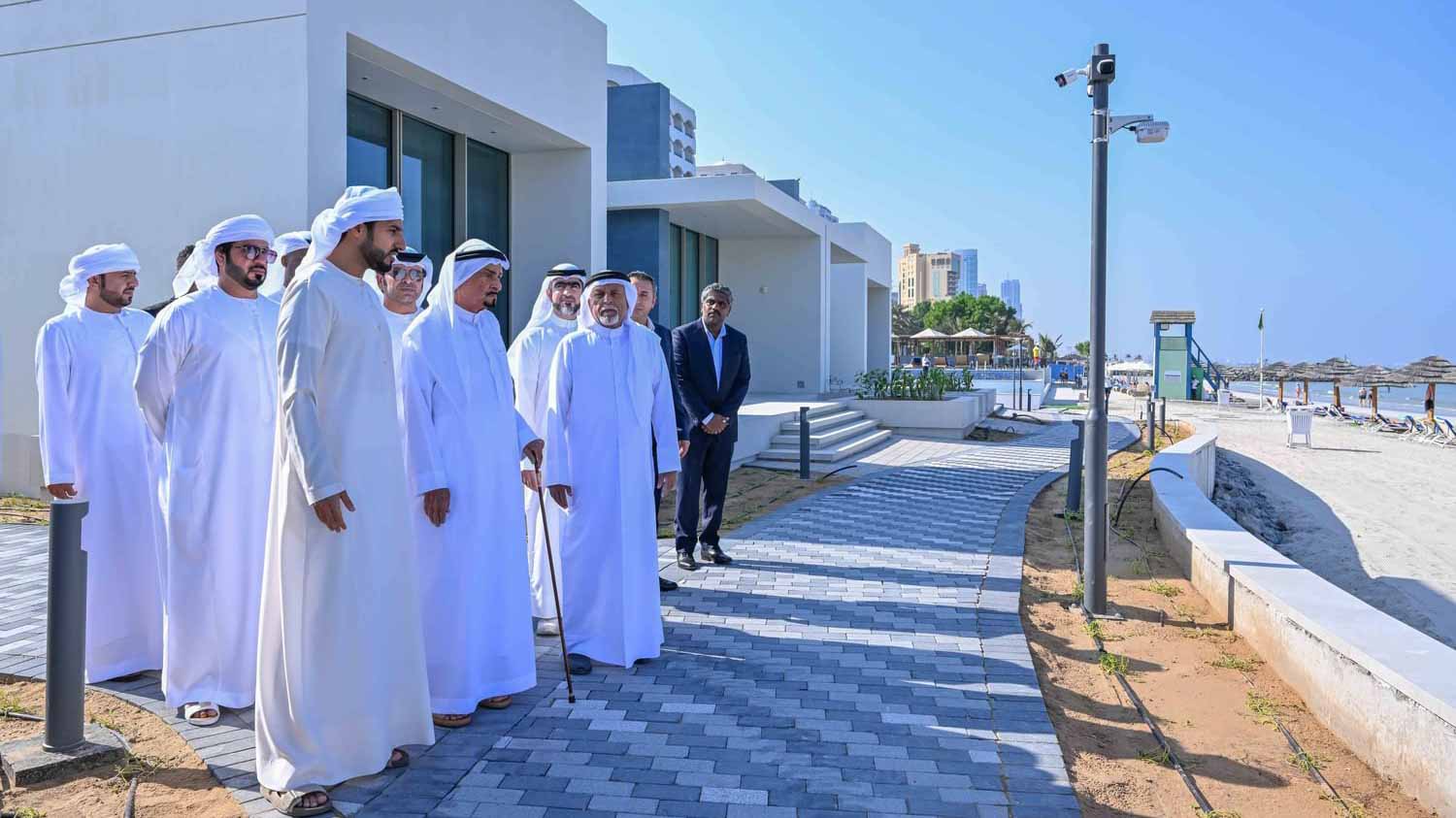 Ajman Ruler inspects Ajman Hotel expansion project 