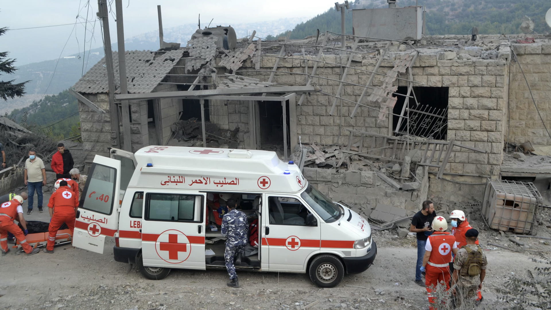 Lebanese Red Cross says 18 killed in strike in north 