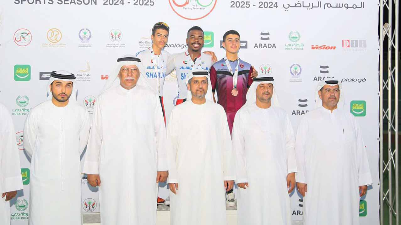 Sharjah cyclists win 3 medals at Track League competitions 