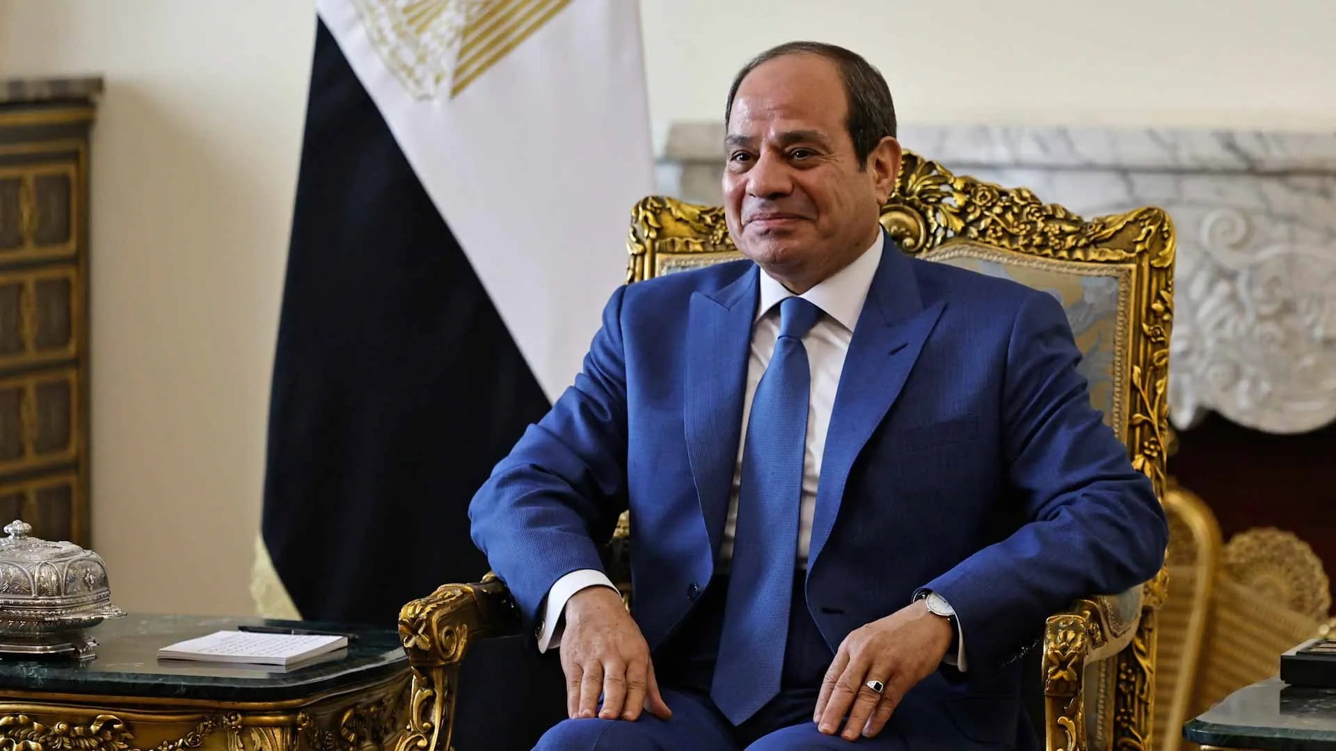 Image for the title: Egyptian President warns against full-blown regional war 