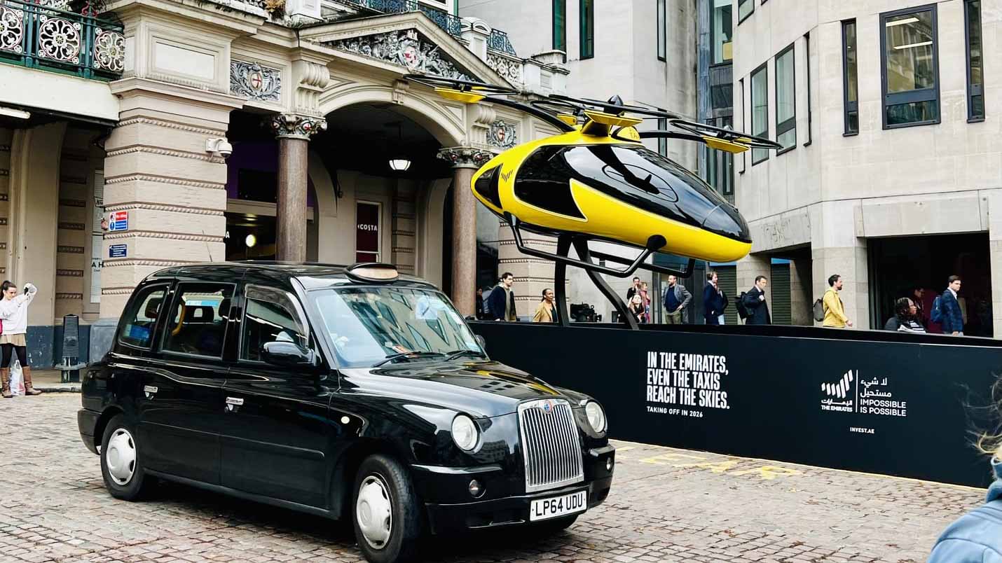 UAE unveils Flying Taxi in London 