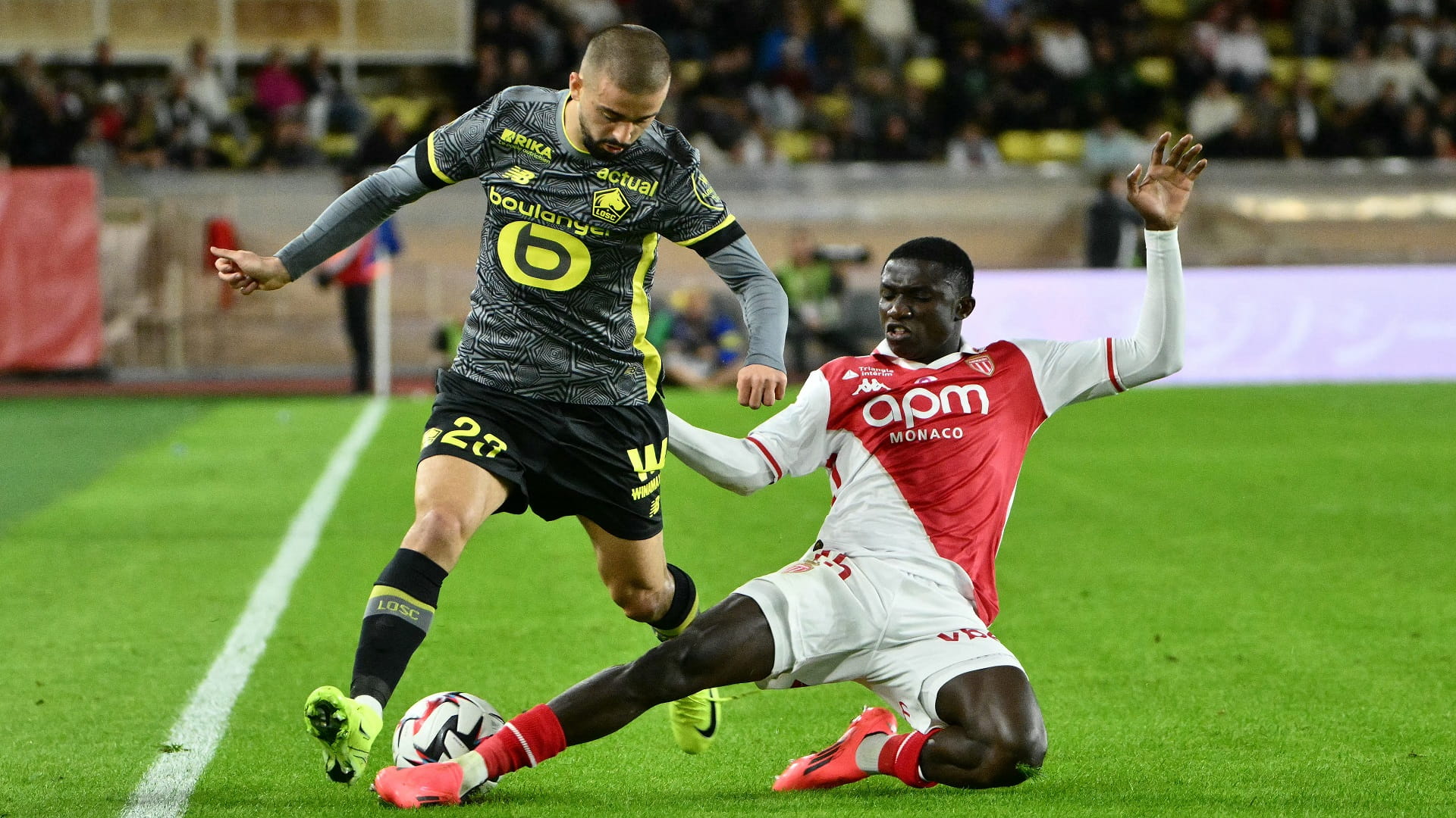 Ligue 1 leaders Monaco held by Lille in stalemate 