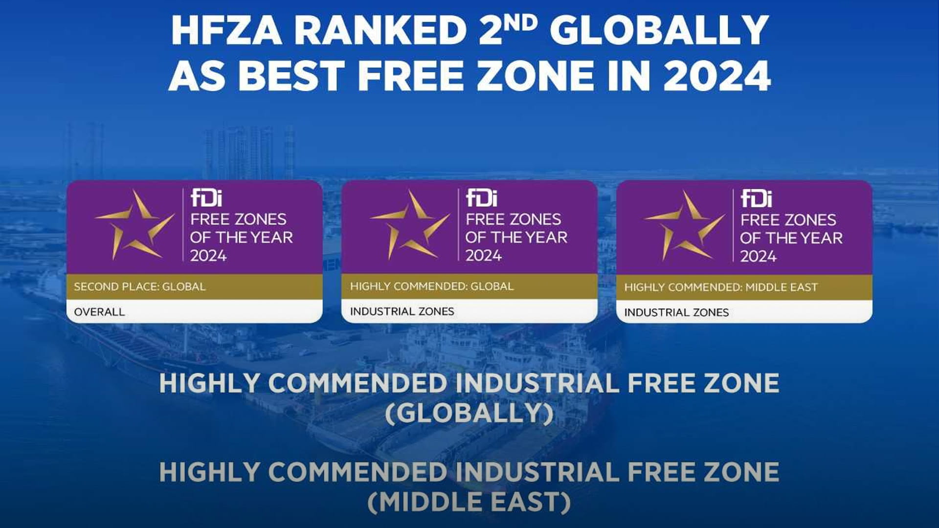 HFZA ranked second best free zone in the World 