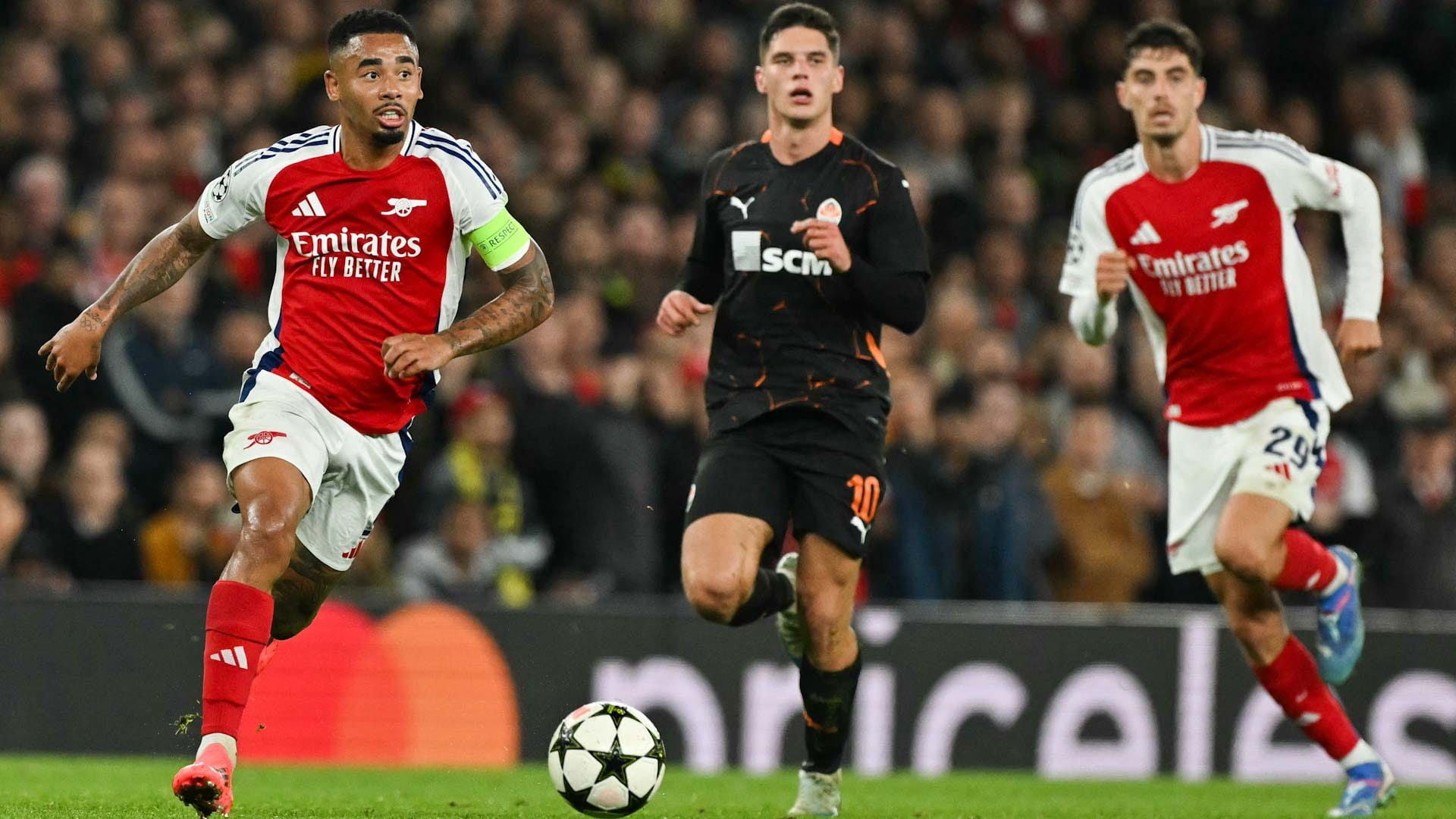 Arsenal grind out win over Shakhtar in Champions League 