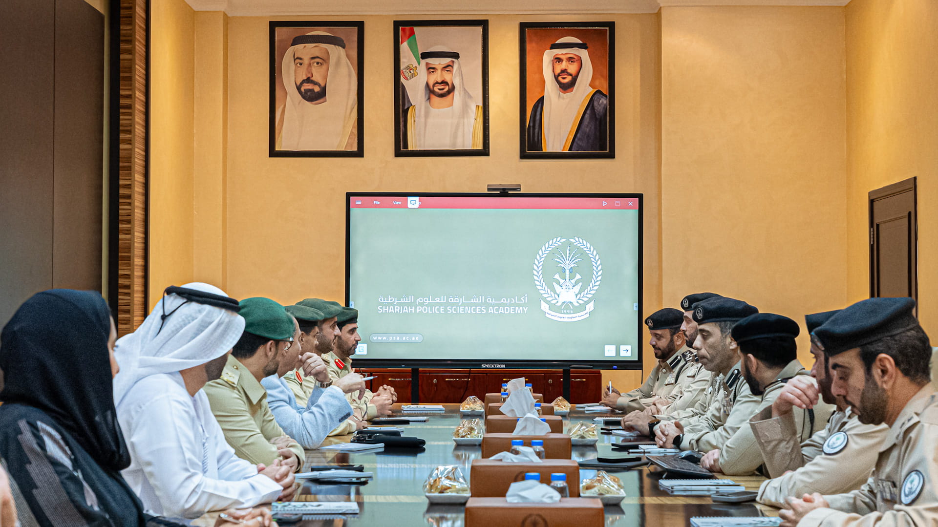 PSA hosts a delegation from Dubai Police Academy 