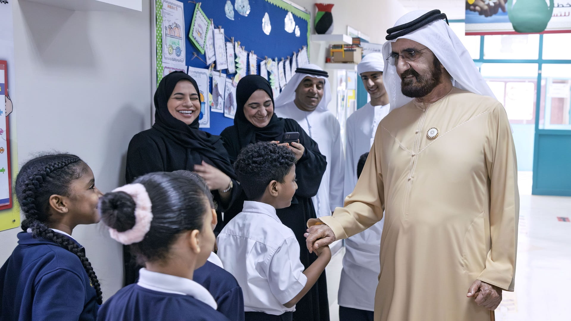 Mohammed bin Rashid visits Al Ibdaa’ Model School 