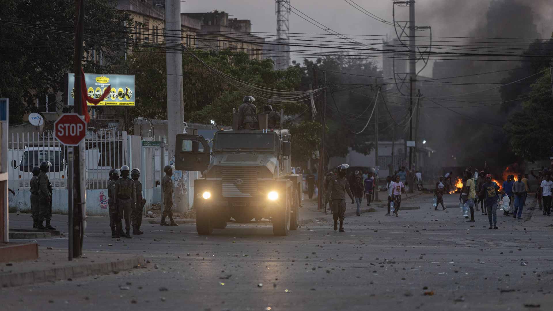 Protests in Mozambique capital after ruling party re-elected 