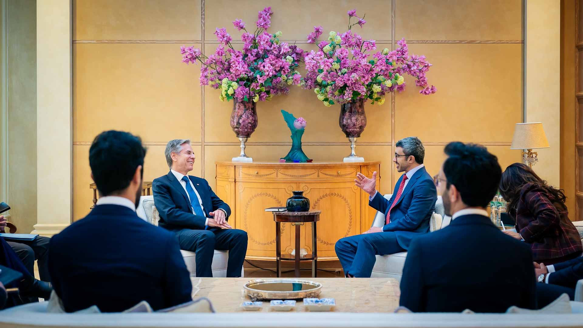 Image for the title: Abdullah bin Zayed, Antony Blinken discuss strategic partnership 