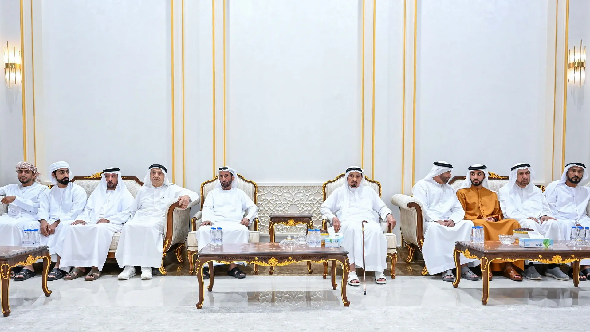 Image for the title: Ajman Ruler condoles on death of Abdullah Al Ketbi 