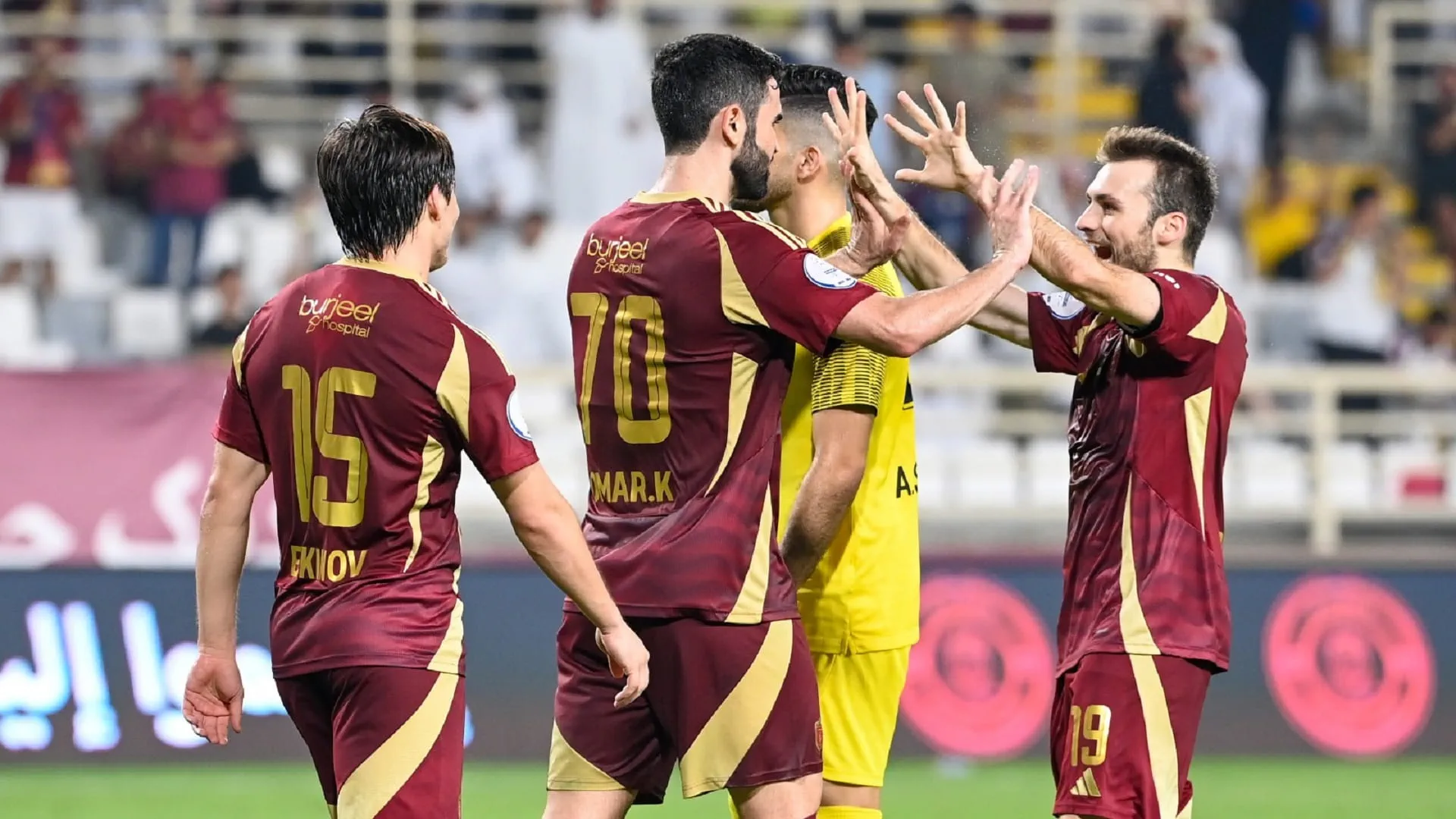 Image for the title: Al Wahda wins against Kalba in ADNOC Professional League 