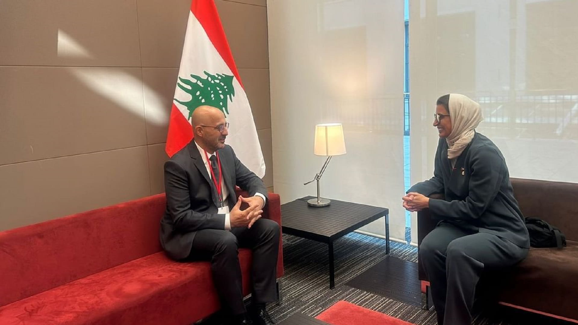 Noura Al Kaabi meets Nasser Yassin in Paris 