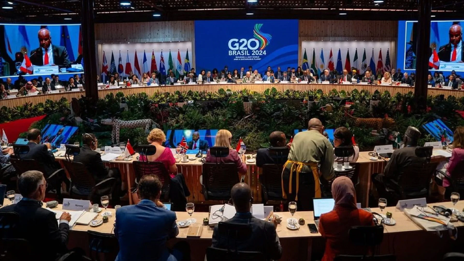 Image for the title: UAE participates in G20 Finance Ministers meeting 