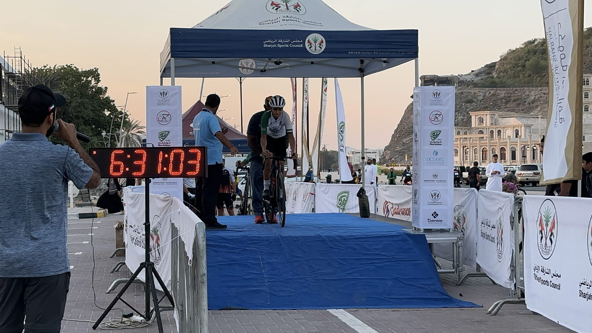 Image for the title: 150 cyclists gear up for Khorfakkan Challenge's 4th edition