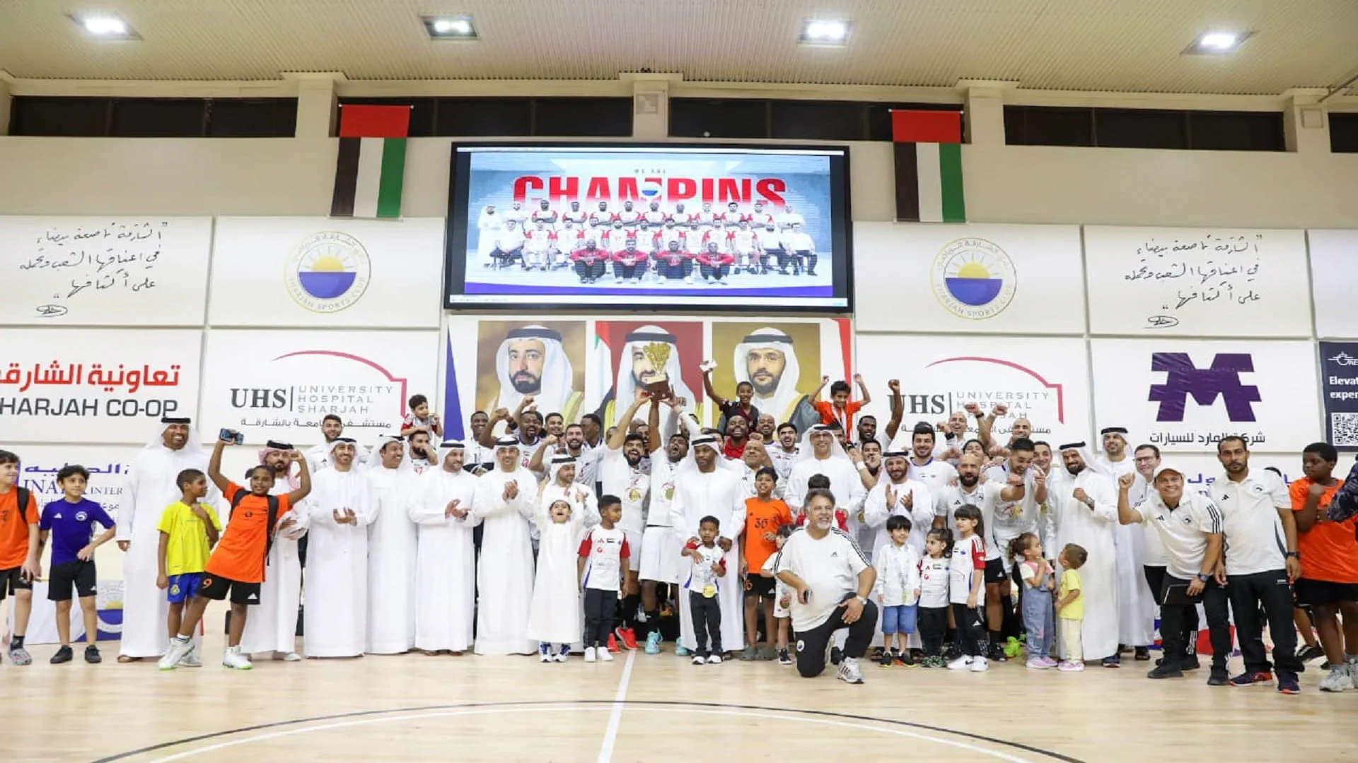 Image for the title: Sharjah secures UAE Handball Cup title 