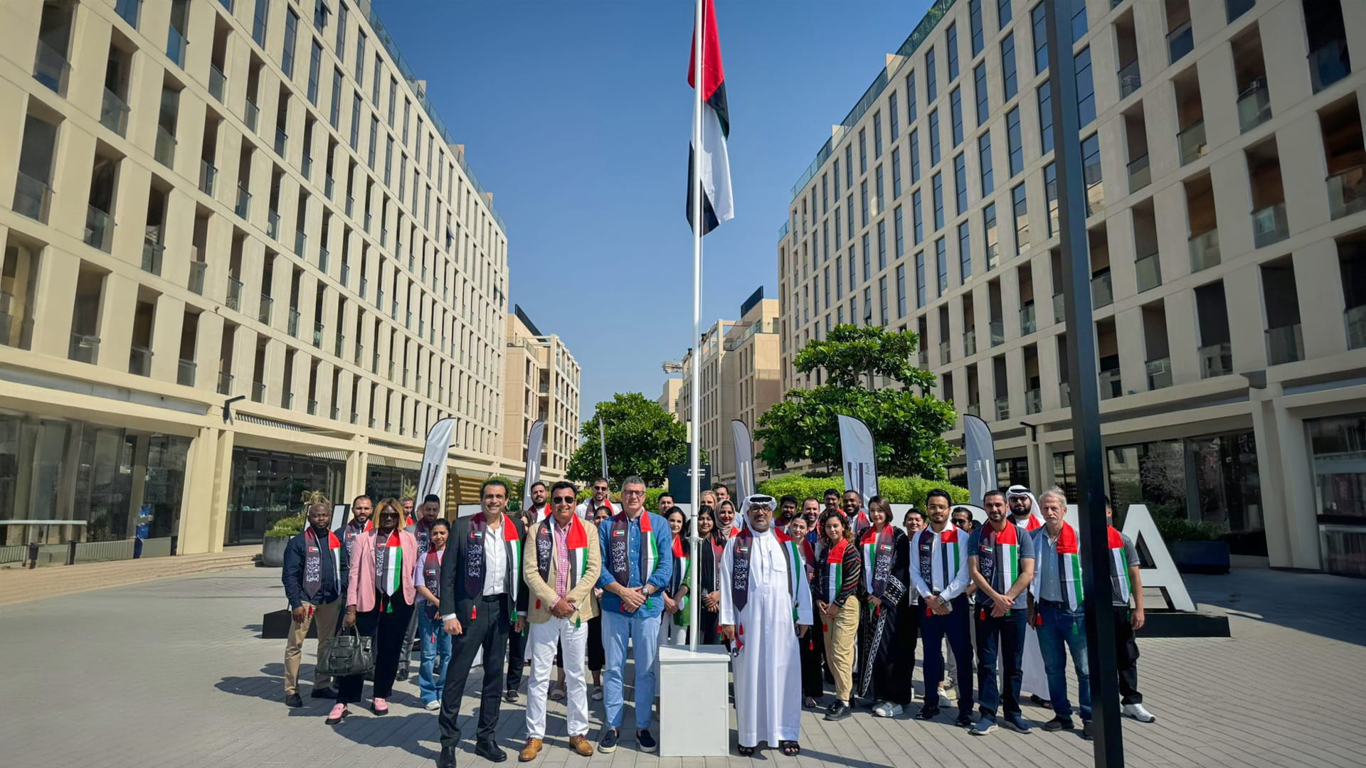 Alef Group celebrates UAE Flag Day at Al Mamsha Sharjah 